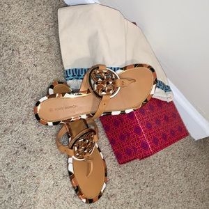 Tory Burch Miller Enamel Sandals